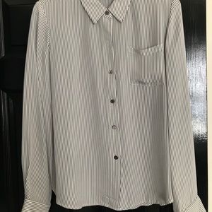 Theory button down blouse